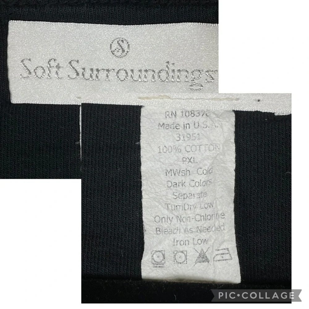 Soft Surroundings One-Button Closure Cotton Raw Edge Jacket/Cardigan Sz PXL
